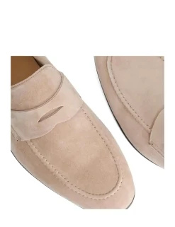 Suede Slip On Loafers