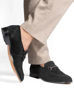 Suede Slip On Loafers