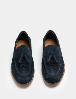 Suede Slip On Loafers