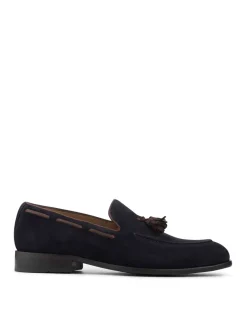 Suede Slip On Tassel Loafers