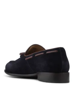 Suede Slip On Tassel Loafers