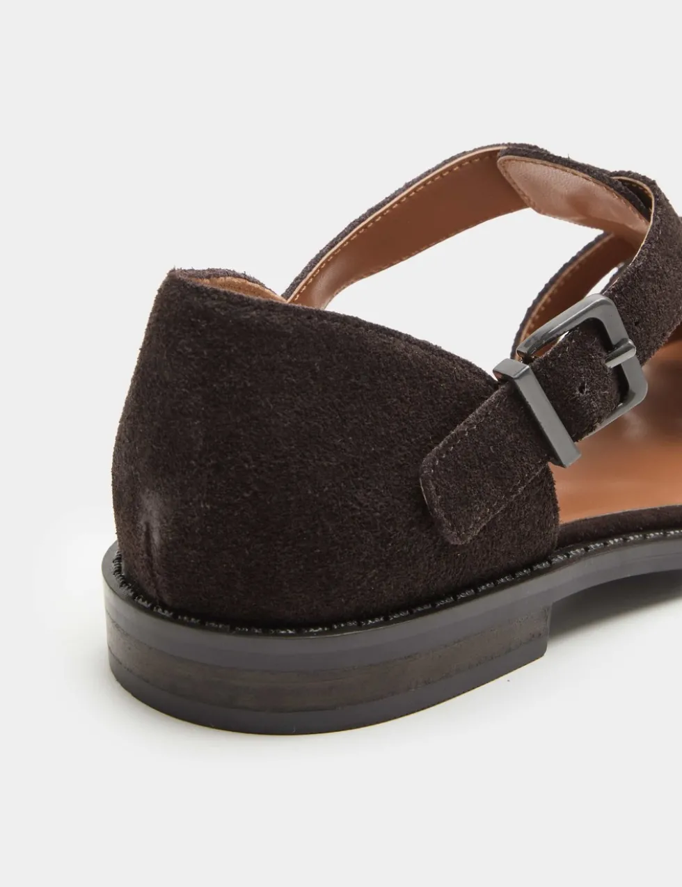 Suede Strappy Fisherman Sandals