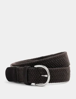Suede Stretch Web Woven Belt
