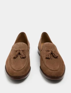 Suede Tassel Loafers