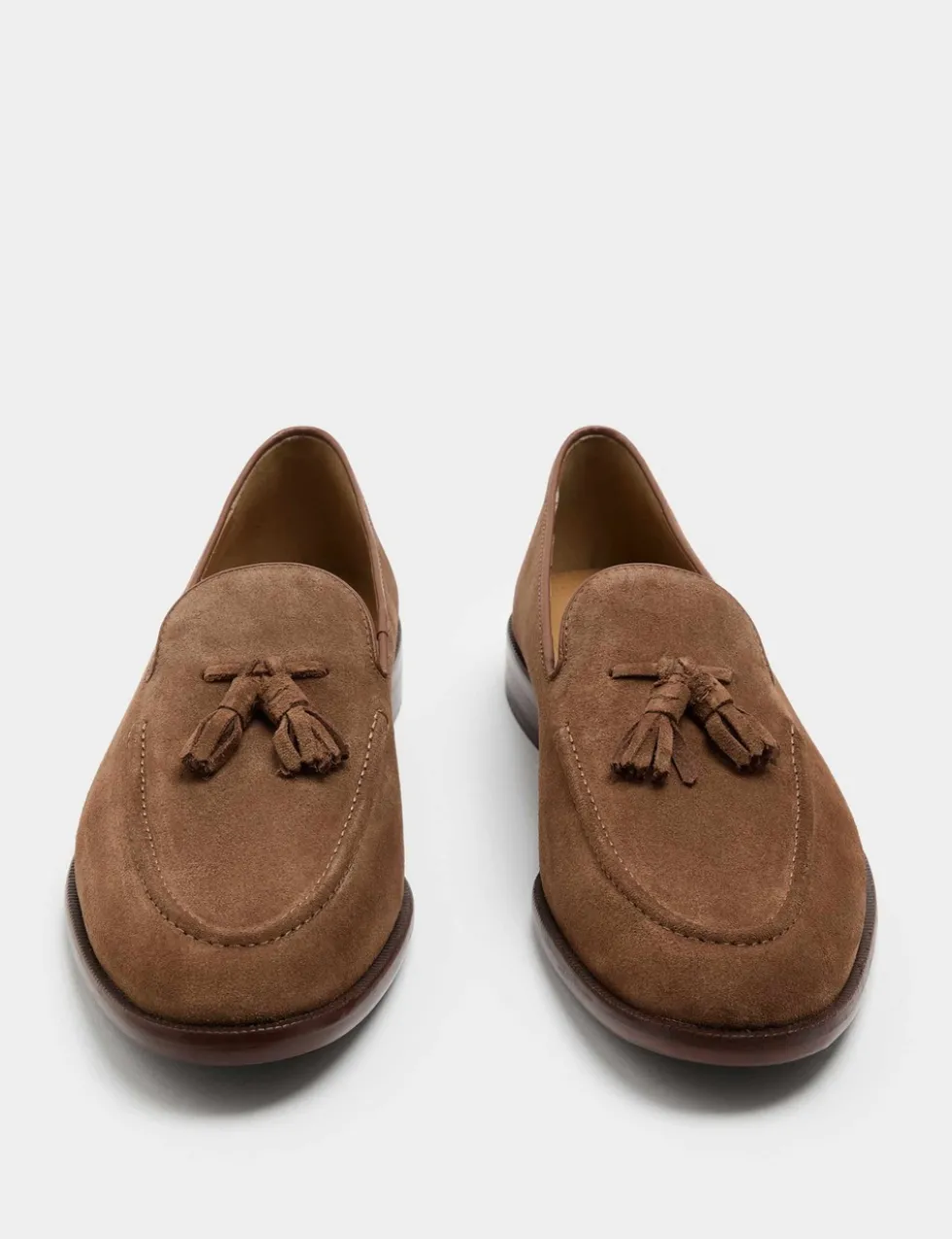 Suede Tassel Loafers