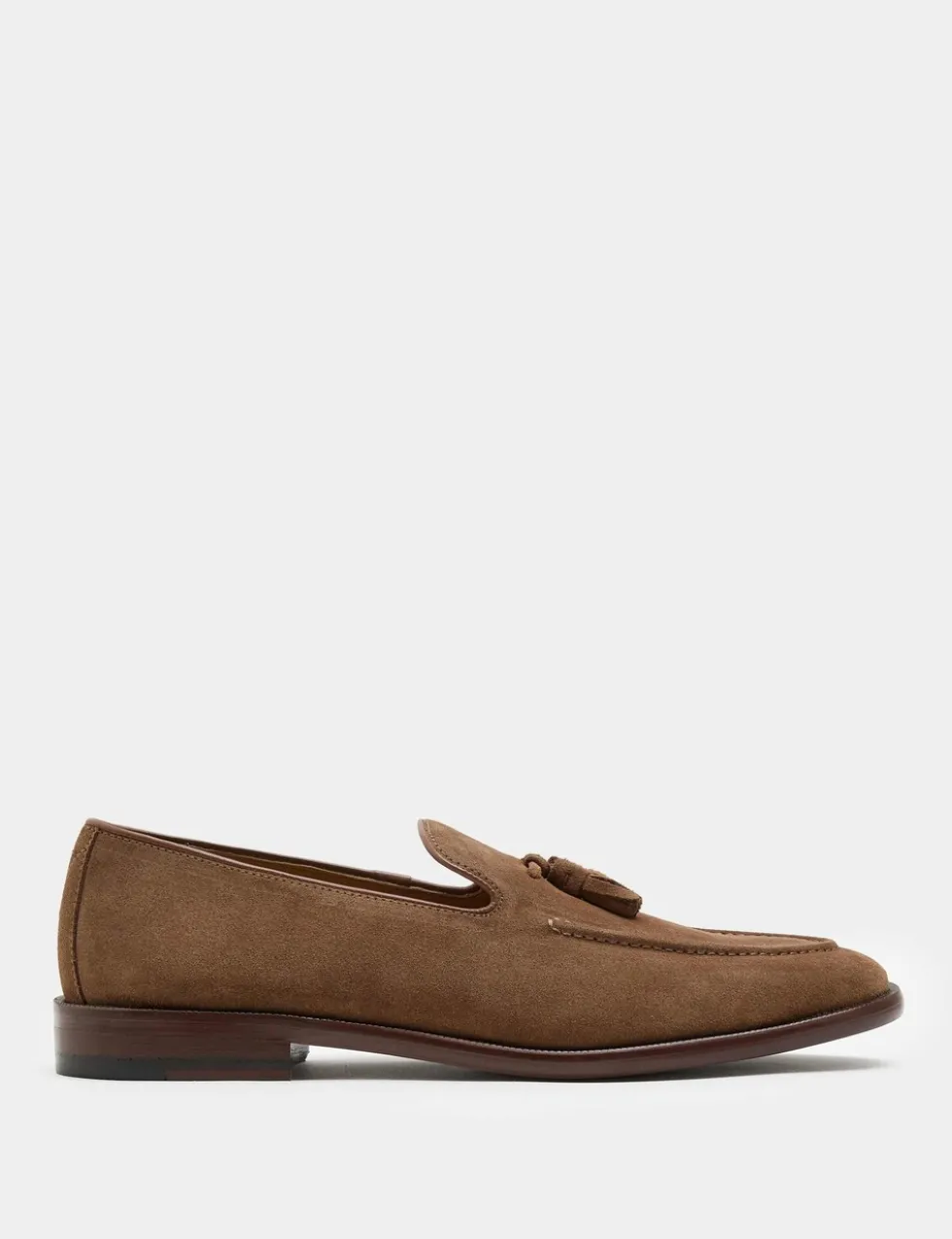 Suede Tassel Loafers