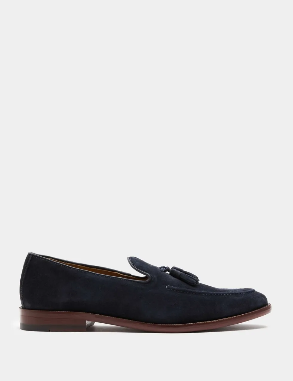 Suede Tassel Loafers