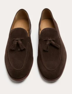 Suede Tassel Loafers