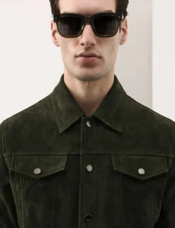 Suede Trucker Jacket