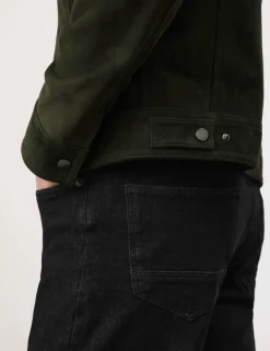 Suede Trucker Jacket