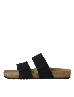Suede Two Strap Sandals