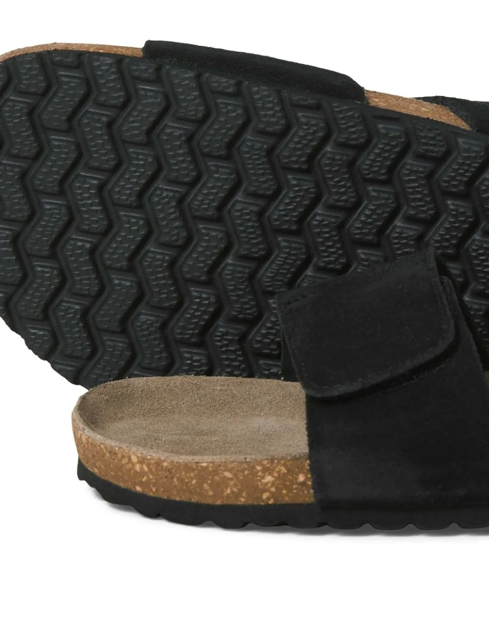 Suede Two Strap Sandals