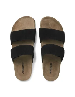 Suede Two Strap Sandals