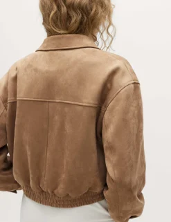 Suedette Harrington Jacket