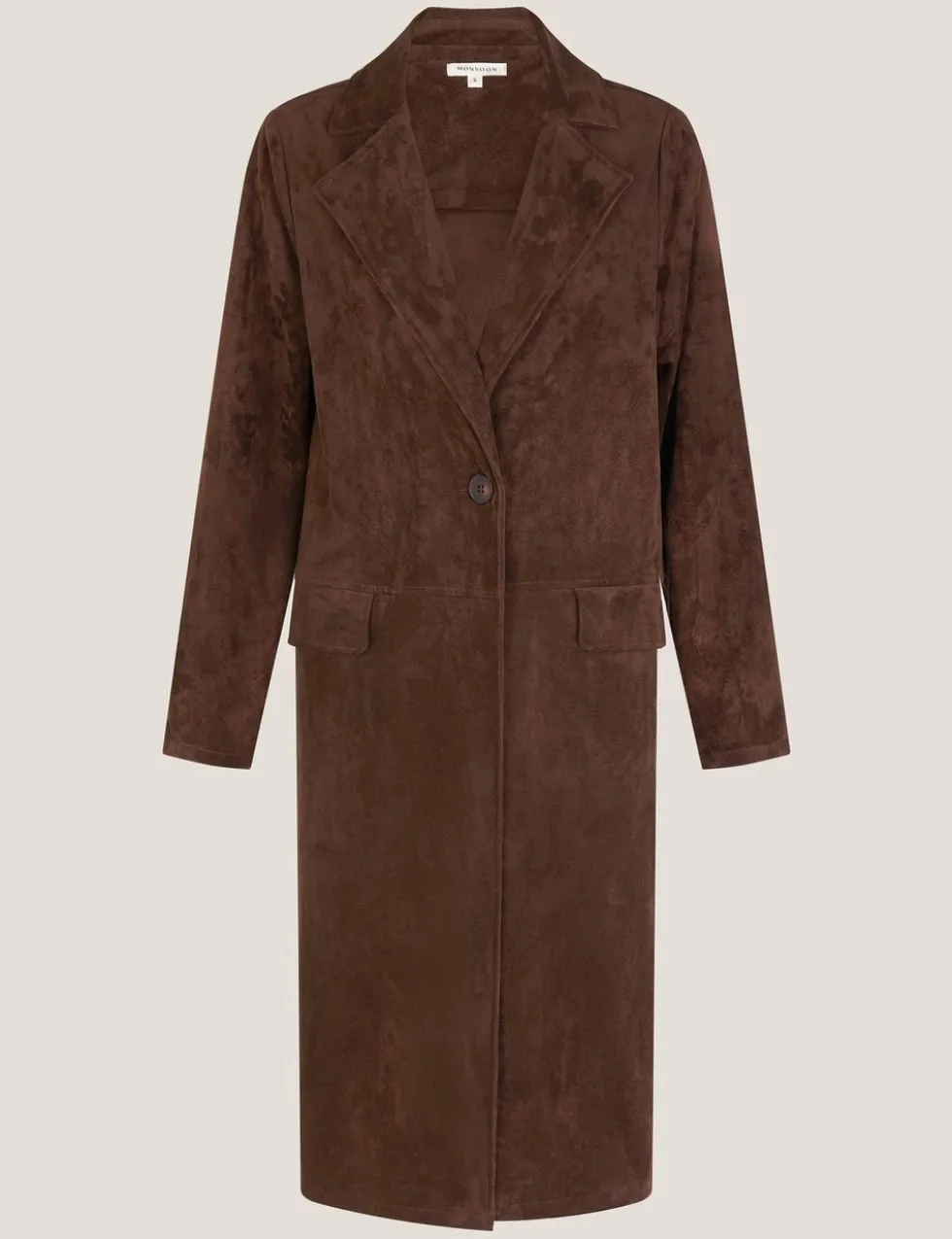 Suedette Trench Coat