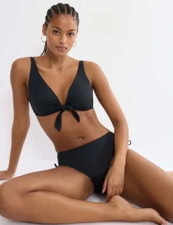 Summer Twist Wired Plunge Bikini Top