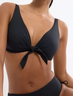 Summer Twist Wired Plunge Bikini Top