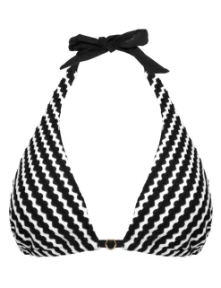 Sun City Textured Triangle Bikini Top