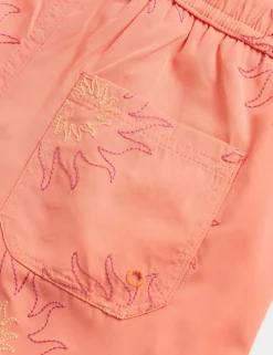 Sun Embroidered Swim Shorts (2-8 Yrs)