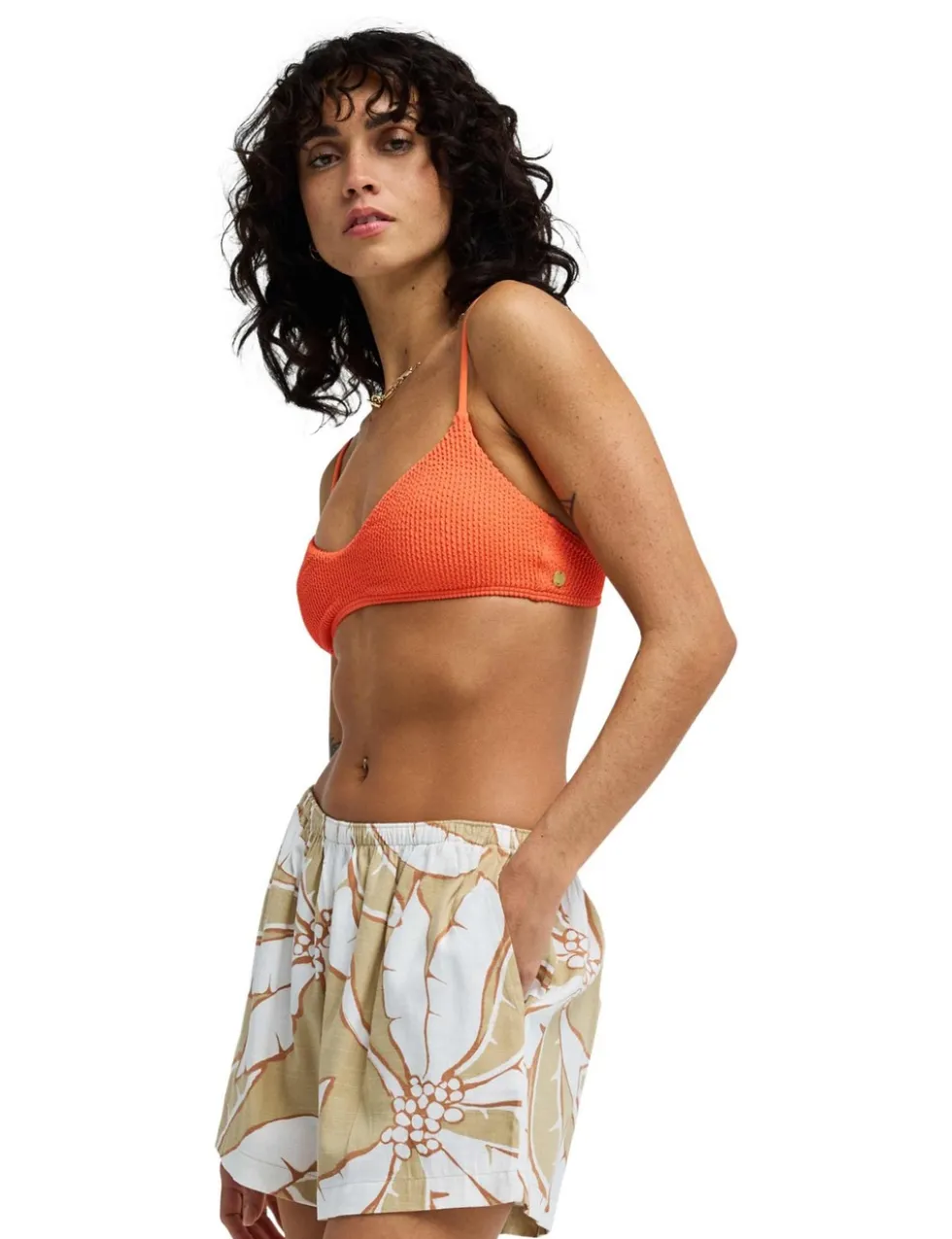 Sun Fade Cotton Rich Floral Shorts