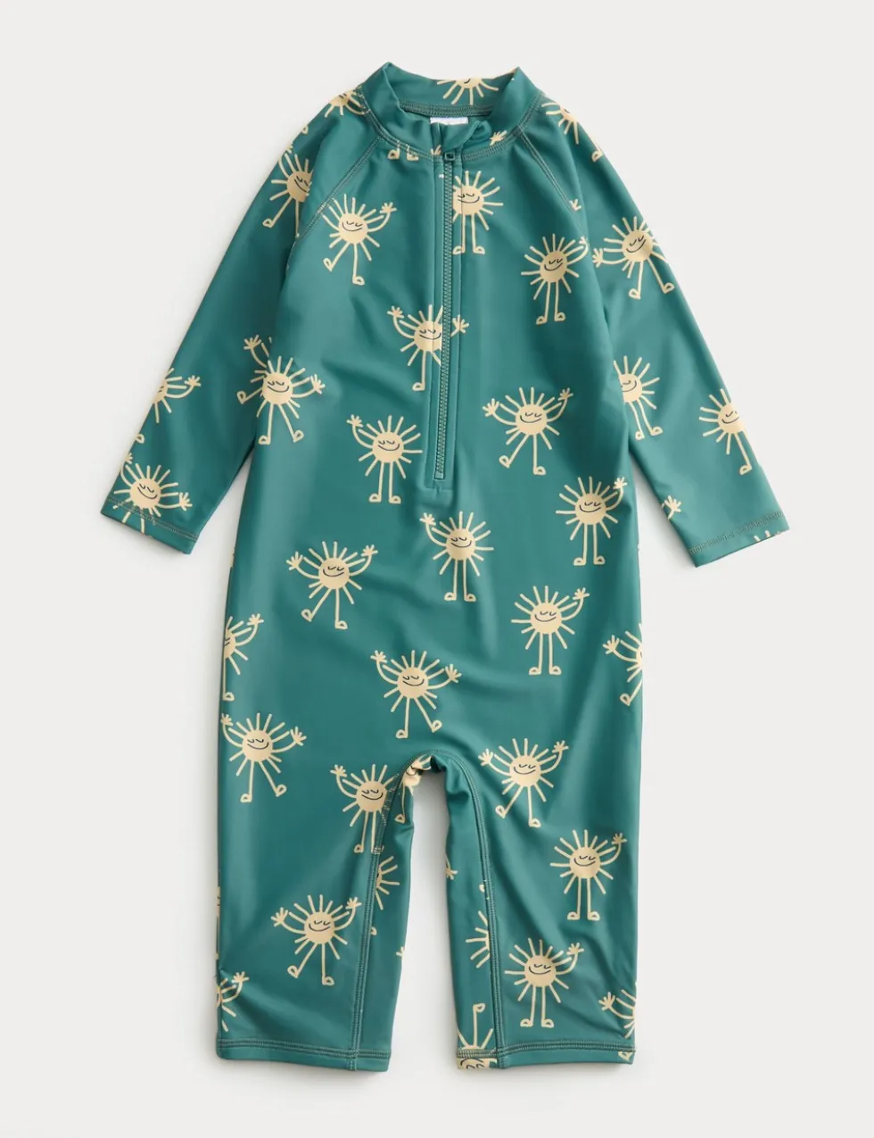 Sun Print All In One Swimsuit (2-8 Yrs)