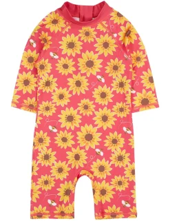 Sunflower Print Swim All In One (0-4 Yrs)
