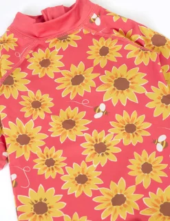 Sunflower Print Swim All In One (0-4 Yrs)