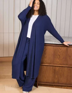 Supersoft Ribbed Longline Cardigan