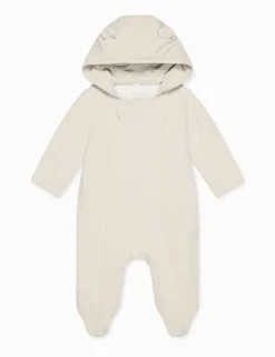 Supersoft Ribbed Pramsuit (0-2 Yrs)