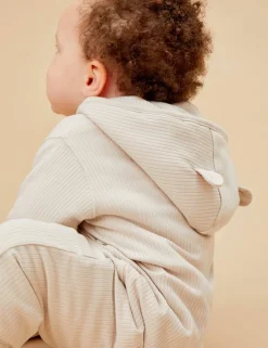 Supersoft Ribbed Pramsuit (0-2 Yrs)