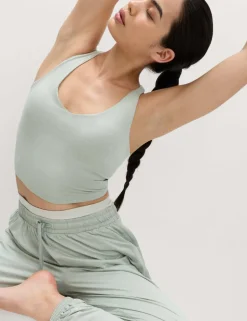 Supersoft Scoop Neck Fitted Crop Vest Top