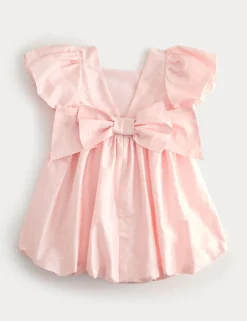 Taffeta Bow Dress (2-16 Yrs)