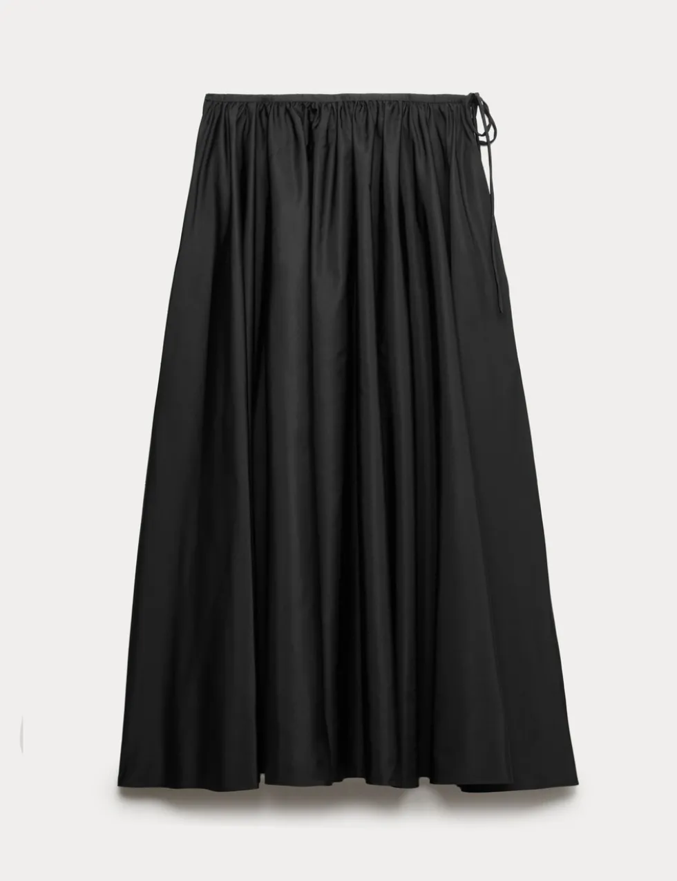 Taffeta Midi Circle Skirt
