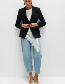 Tailored Cinched Waist Blazer