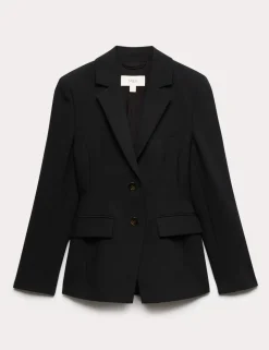Tailored Cinched Waist Blazer