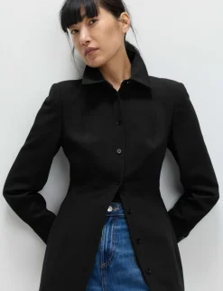 Tailored Cinched Waist Jacket