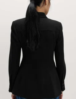 Tailored Cinched Waist Jacket