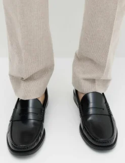 Tailored Fit Cotton Linen Striped Suit Trousers