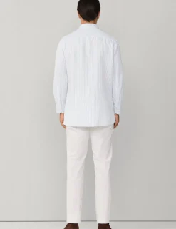 Tailored Fit Cotton Rich Striped Shirt