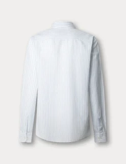 Tailored Fit Cotton Rich Striped Shirt