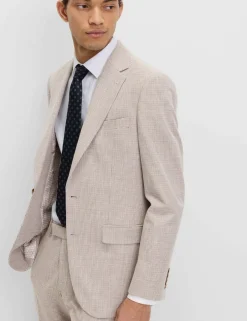 Tailored Fit Grid Check Jacket