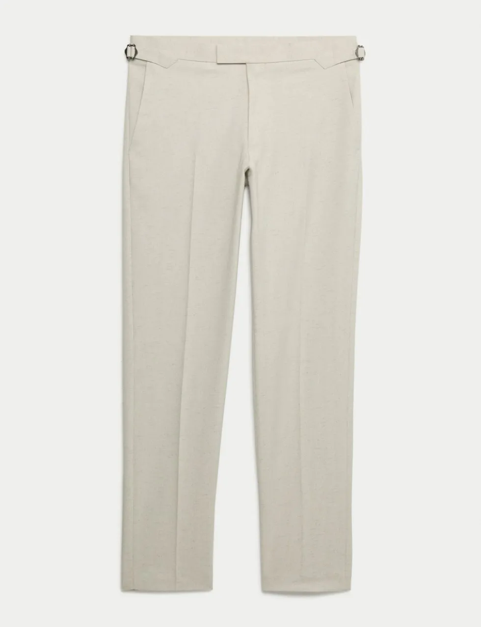Tailored Fit Herringbone Trousers