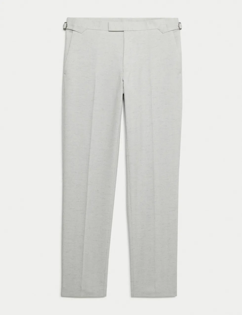 Tailored Fit Herringbone Trousers