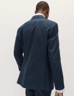 Tailored Fit Italian Wool Rich Tweed Suit Jacket
