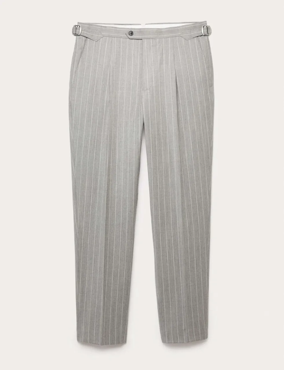 Tailored Fit Italian Wool Suit Trouser with Cashmere