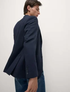Tailored Fit Jersey Textured Blazer