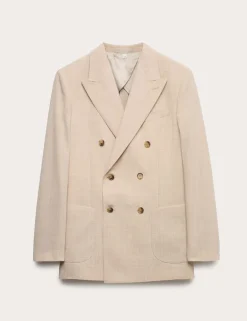 Tailored Fit Merino Wool Rich Suit Jacket