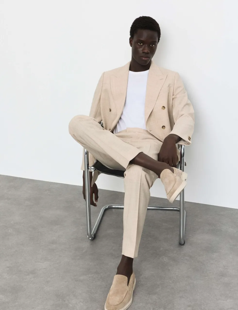 Tailored Fit Merino Wool Rich Suit Jacket