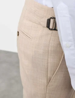 Tailored Fit Merino Wool Rich Trousers
