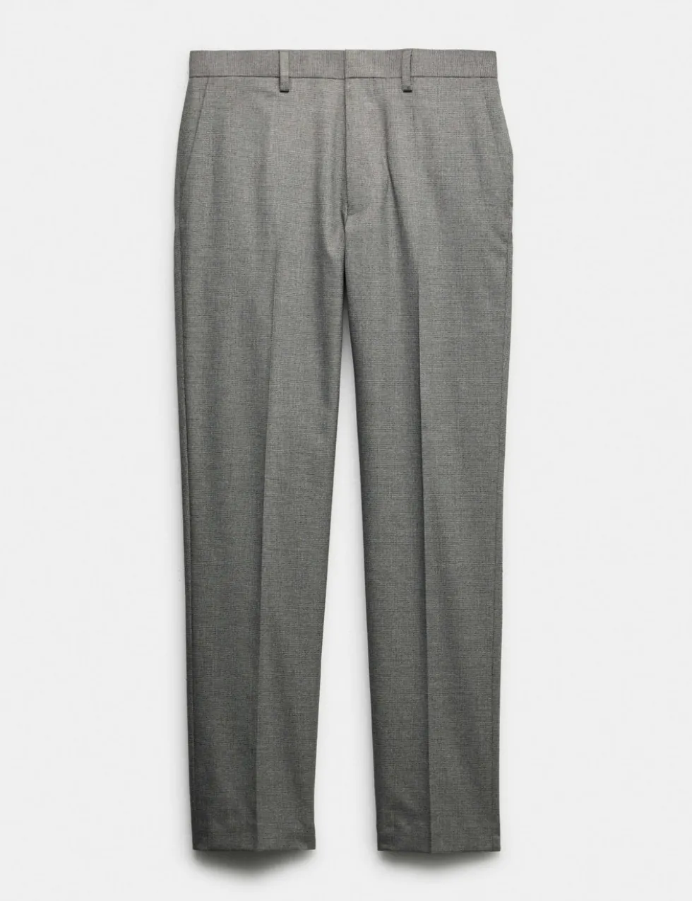 Tailored Fit Micro Grid Trousers
